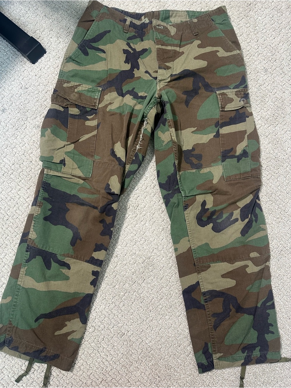 Vintage USGI M81 Woodland Camouflage BDU Cargo Pants